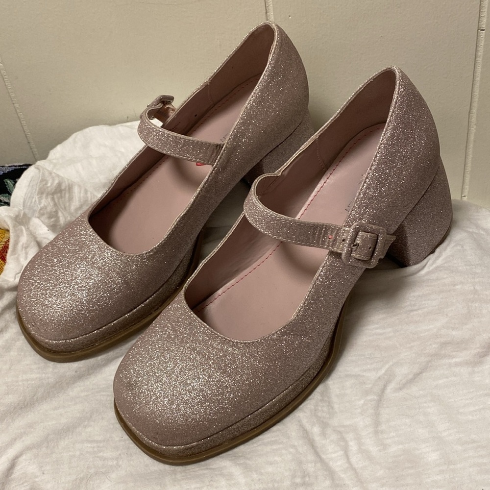 Steve Madden SZ 6 Shoes Sparkling Pink - Picture 5 of 6